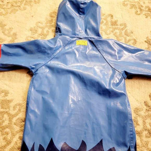 3T Raincoat Western Chief snap close with pockets and brimmed hood - Picture 3 of 4